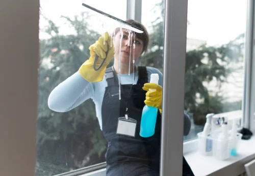 Nettoyage de vitres intérieures et extérieures à Colomby-Anguerny